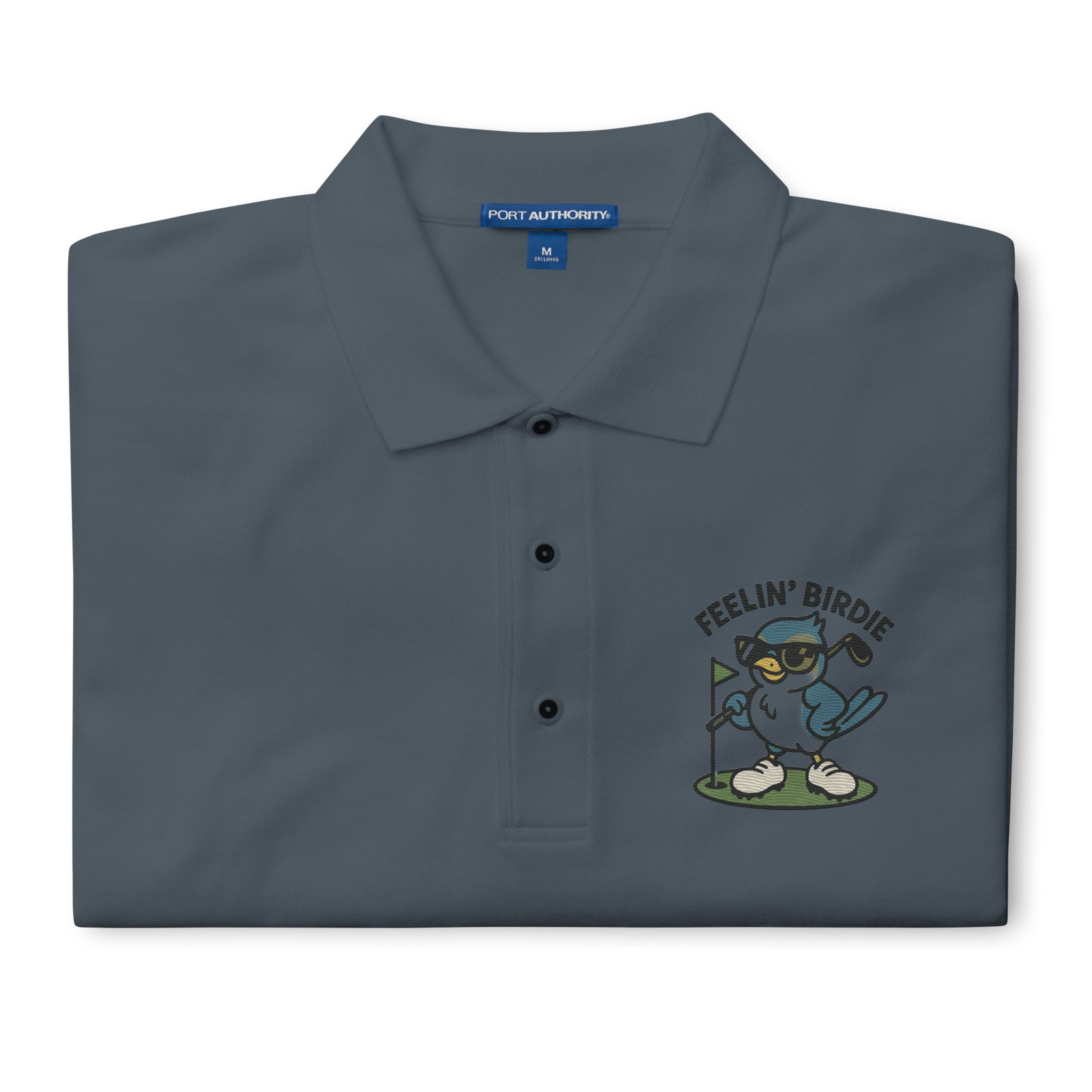 Feelin' Birdie Men's Premium Polo LIMITED - Image 2