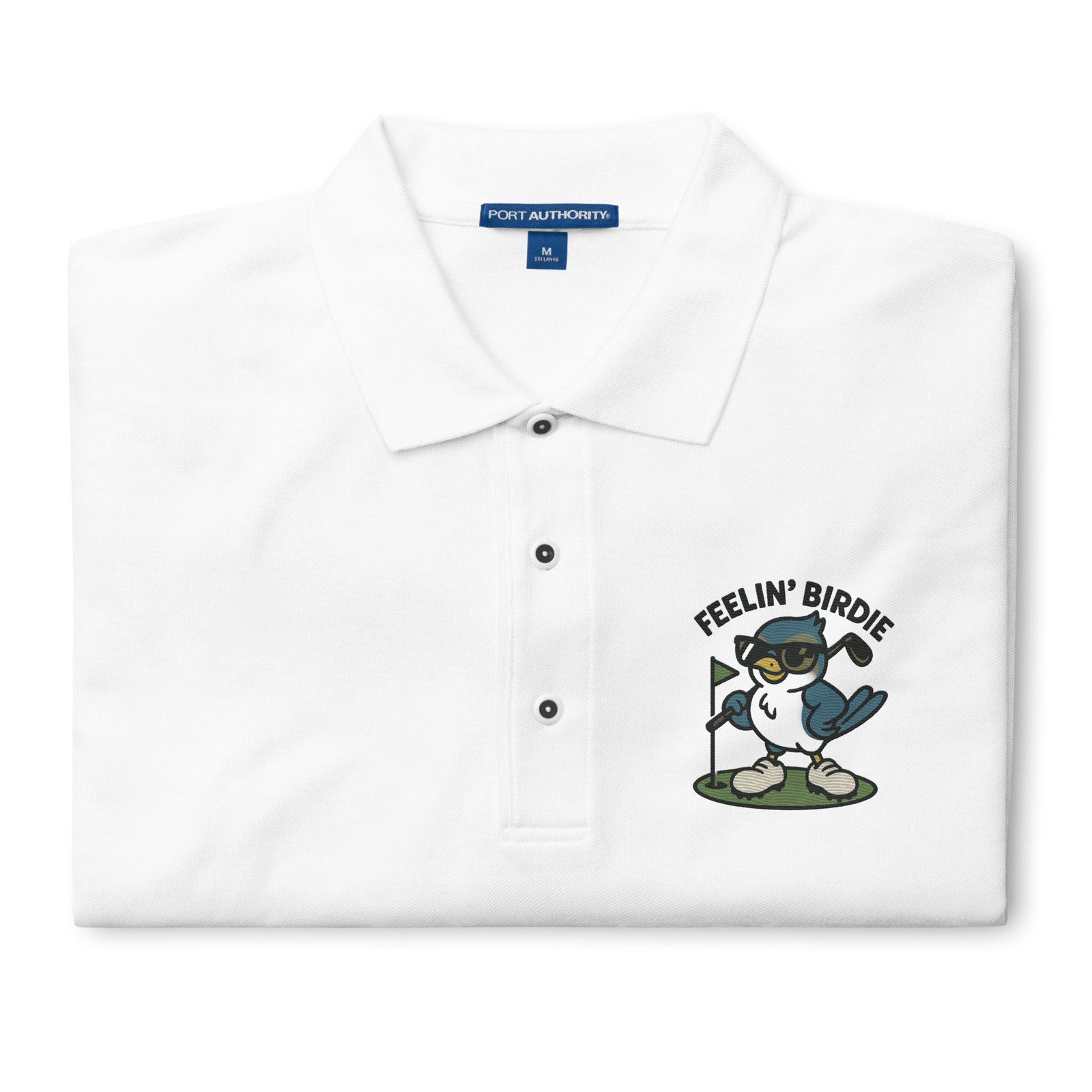 Feelin' Birdie Men's Premium Polo LIMITED - Image 5